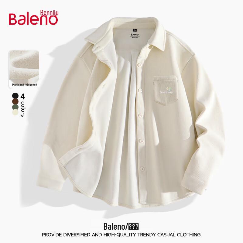 Baleno Men s Winter Fleece-Lined Corduroy Shirt Jacket XXL