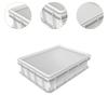 Dough Proofing Box Multiuse Large Capacity Stackable Square Food Box with Cover