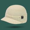Soft Ear Protection Peaked Cap Headgear Knitted Elastic Hat Equestrian Hat Hooded Thermal Cap  Men