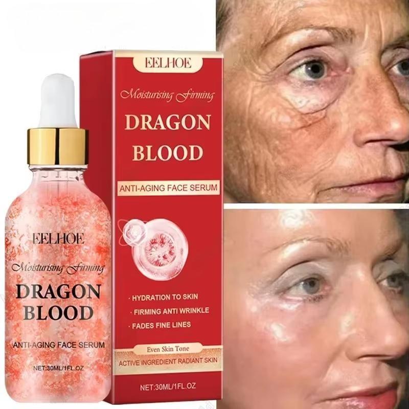Dragon Blood Wrinkle Remove Face Serum Anti-Aging Firming Lifting Whitening Moisturizing Improve Dry Rough Skin Care Cosmetics