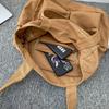 Canvas Bag Large Capacity Men Women's Shoulder Bag Student Class Hand Tote Bag