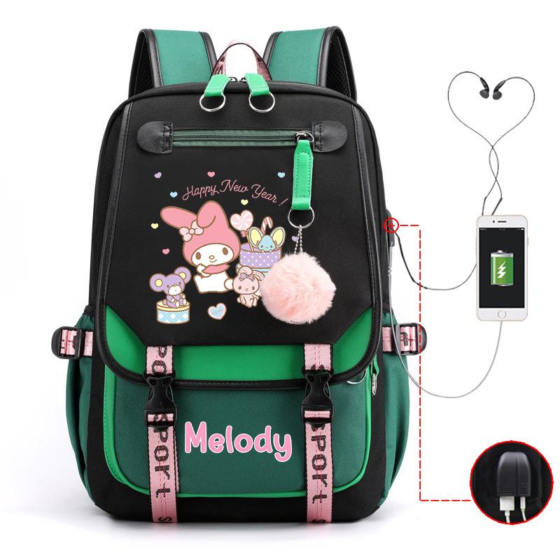 Cartoon Pink Rabbit Children'S School Bag Elementary School Girls Large Capacity Japanese Girls Backpack