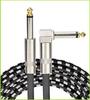 6.35mm Audio Cables TRS 1/4 Inch 6.5mm Audio Cable for Electric Guitar Bass 1.5/3/6M Gold Plated Shielded Low Noice Jack Cable