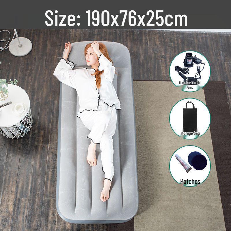 Extra-Large Double Inflatable Air Mattress - Portable Outdoor Folding Bed