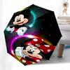 Mickey Mouse,Minnie Mouse Automatic Umbrella - Tri-fold Portable Umbrella, Best Holiday Gift for Men and Women, Durable Iron Frame, Playful