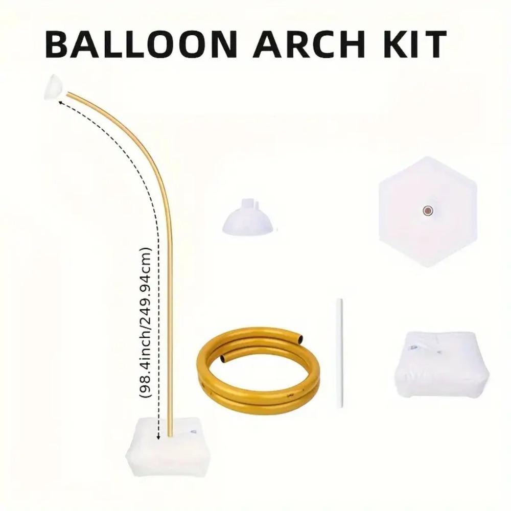 1.5m/2.5m Balloon Arch Kit Adjustable With Base Balloon Column Kit Free Bending Half Arch Balloon Stand Wedding Birthday Party