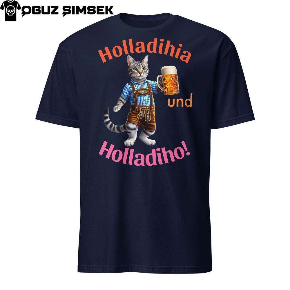 

Баварский Швацплаттлер Кот Холладихия и Холладихо Футболка Октоберфест Пивная футболка L