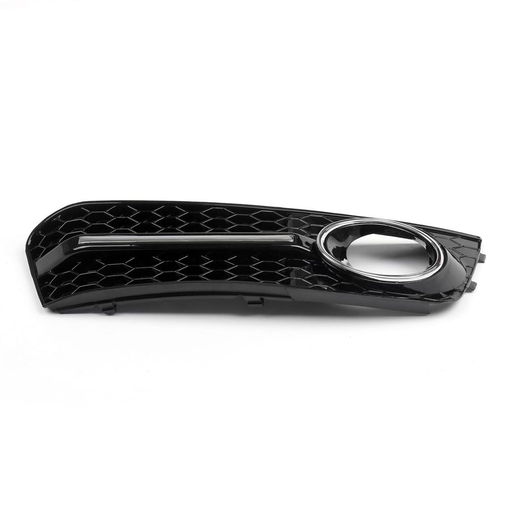 Chrome Honey Comb Fog Light Cover Grille Grills For A4 B8 2009-2012
