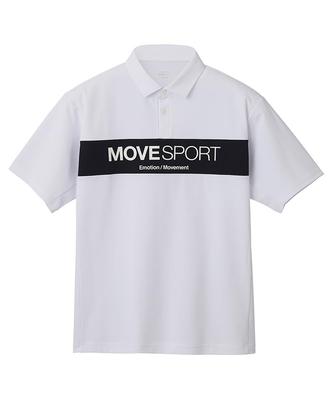 DESCENTE SUNSCREEN Mini Pique Polo Medium Shirt, White,
