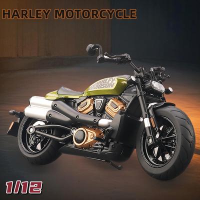 1:12 Harley Sportster S Alloy Racing Motorcycle Model Diecast Street Sports Motorcycle Model Kids Toy Gift