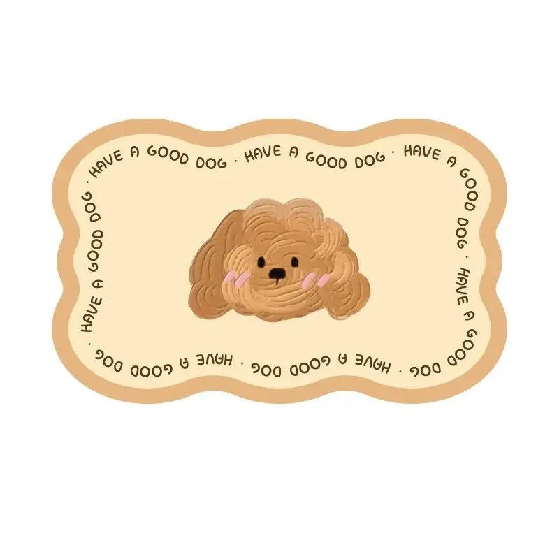 Adorable Bear Pattern Rug Non Slip Absorbent Quick Drying Easy To Clean Bathroom Decor Rug Home Decoration