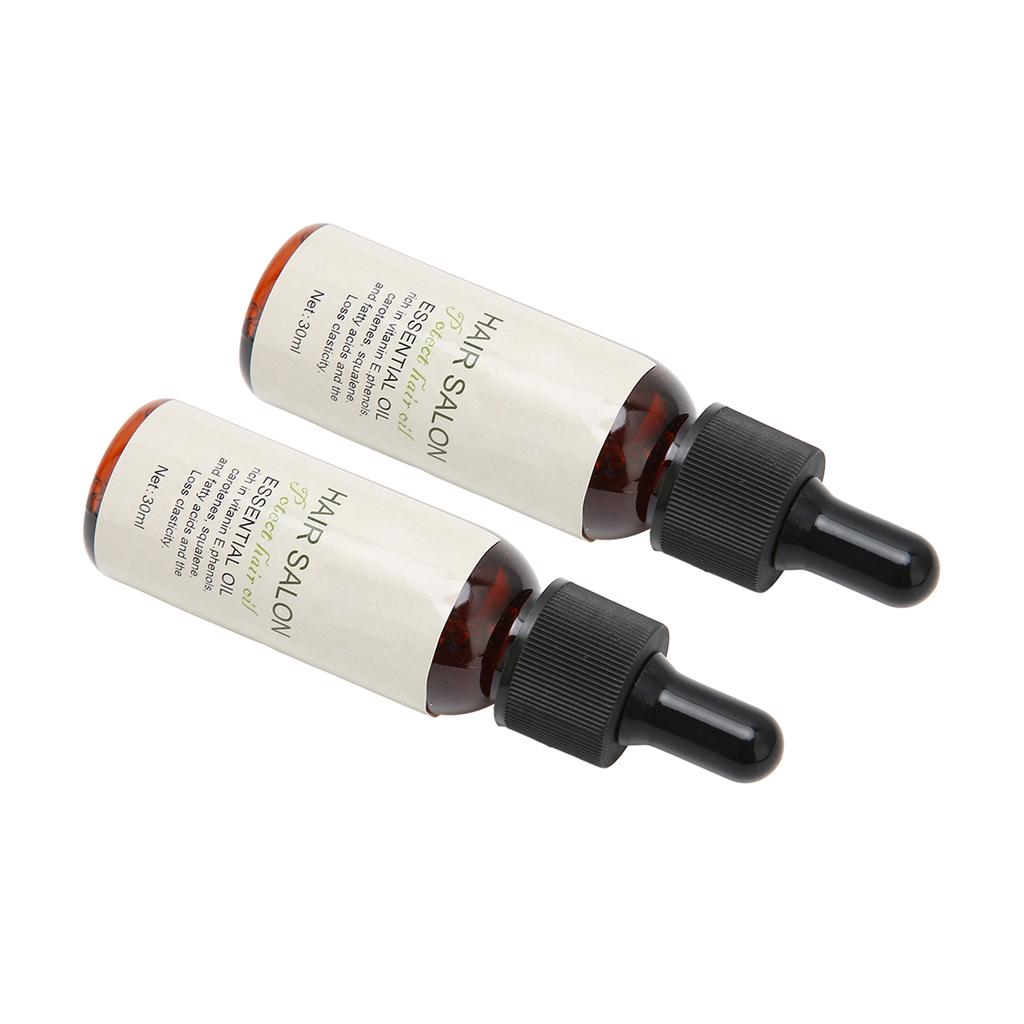 2pcs 30ml Hair Care Essential Oil Home Plant Extract Frizz Treatment Damage Repair Hair Essential Oil