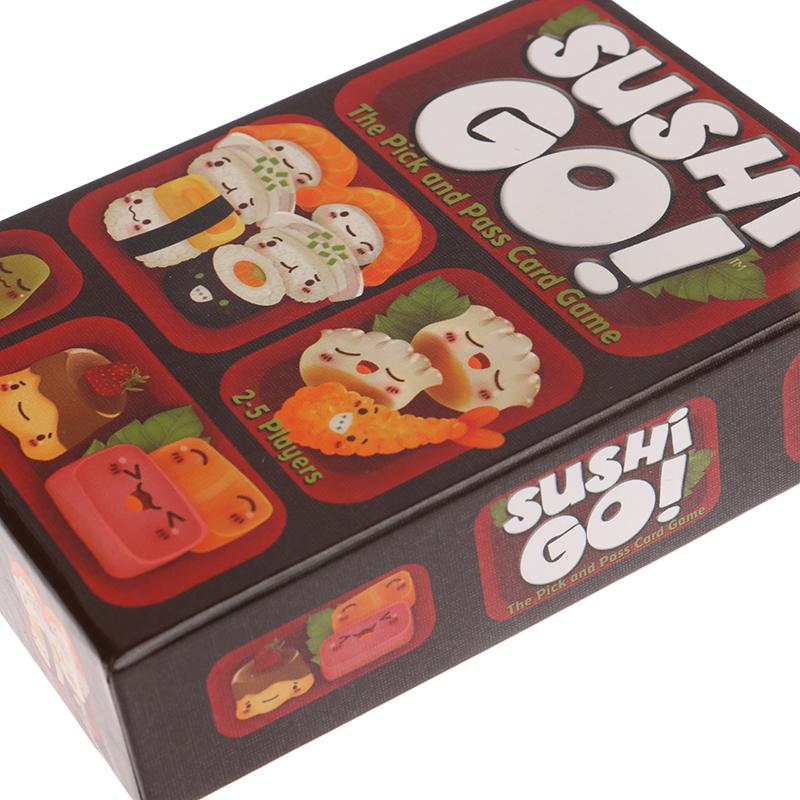 1 Box Sushi Go Family Gathering Board Game Card Fun Card Game Party Interactive Card Game Creative Small Gift Holiday Accessory