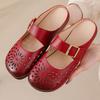 Fashion New Arrival Genuine Leather Sandal Womens Clogs Slip on Mules Closed Toe Sandals Woman Elegant Summer Flats Comfortable Shoe Mom