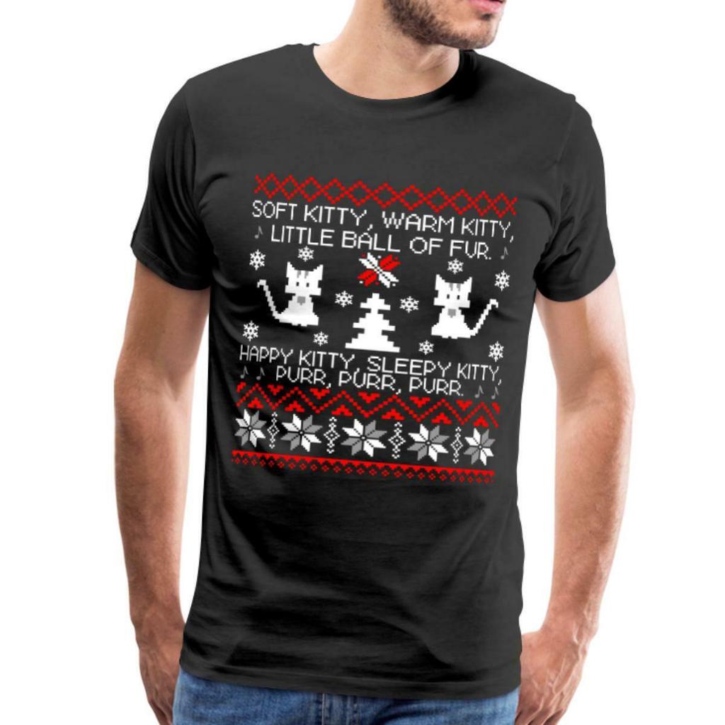 Soft Kitty Ugly Christmas Sweater Mens 