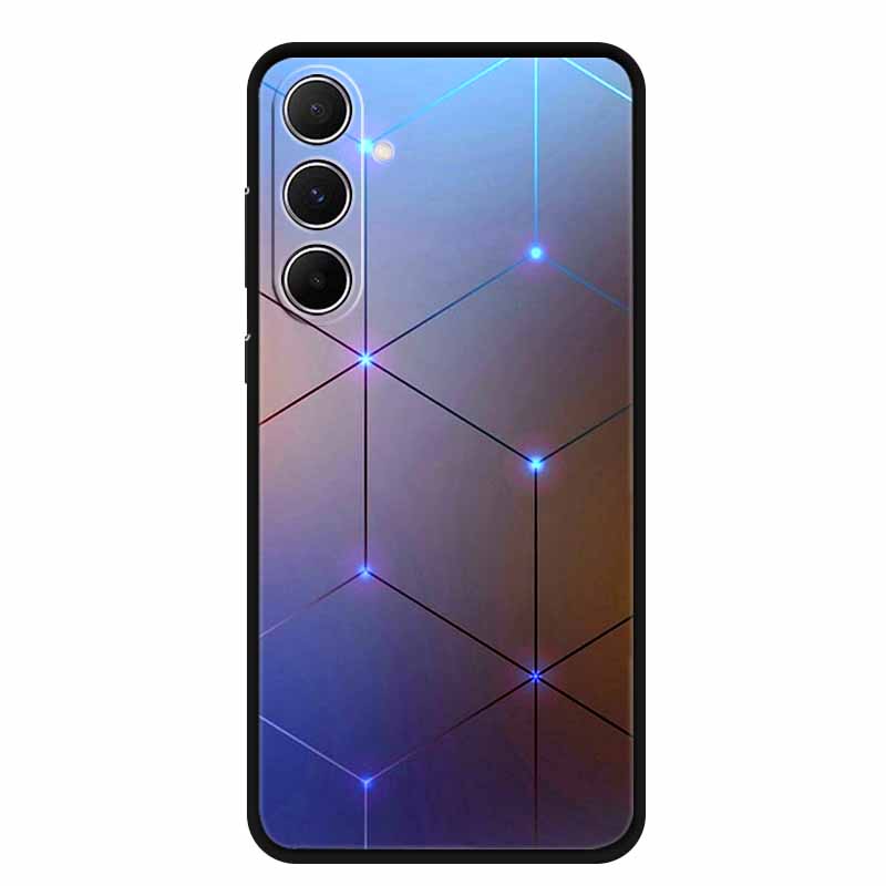 For Samsung Galaxy A55 5G Case Animals Soft Silicone TPU Phone Cases Back Cover For SamsungA55 Wolf Protector Cute Girl Shell
