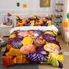 Colorful Shells Decorative Set Bedding Set with 1 Duvet Cover 2 Pillowcases Single Double King Queen Gift