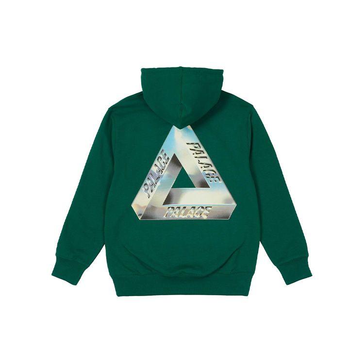 Palace Tri-Chrome Triangle Pattern Hoodie Unisex hoodies Green P20HD052