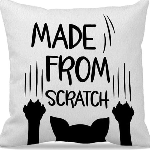 Kitten Gift Pillowcase Cute Pet Printed Linen Pillow Cushion Cover Bedside Living Room