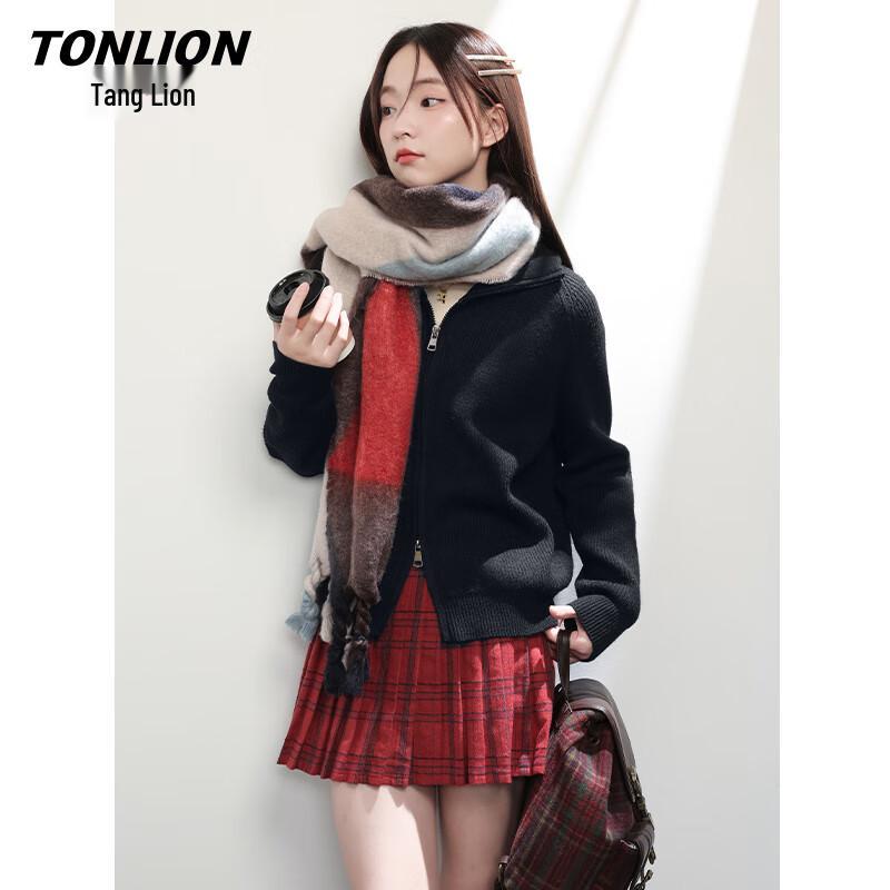 

TonLion Women s Faux Cashmere Knit Cardigan S