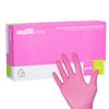 Pink Nitrile Gloves Size L - 1 Box of 100 Pieces