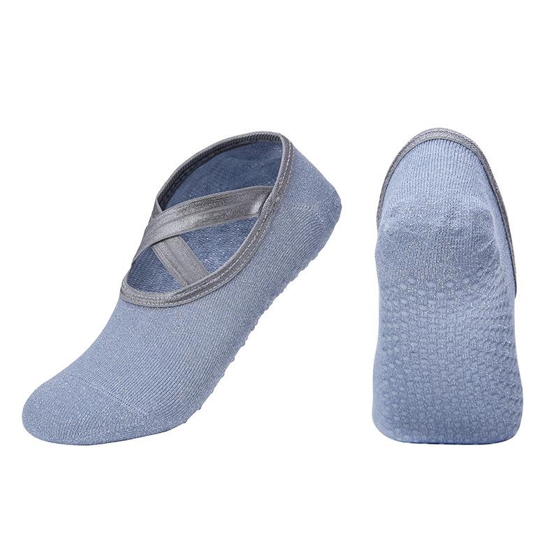 Neue Damen Yoga Socken Anti-Rutsch-Bandage Sport Damen Mädchen Ballett Socken Tanzsocken Hausschuhe