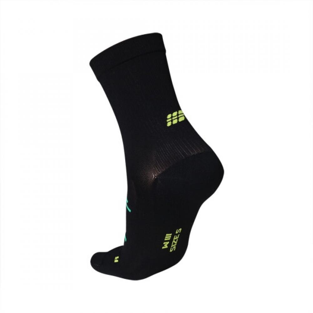 Cep Pro Run Ultralight Mid Cut Socks Black Wp9c5p Black
