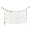 Handcrafted Cotton Toy Hammock  Stuffed Animal Net Holder Durable Toy Hammock for Space Saving Organization