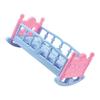 Pretend Play Baby Doll Rocking Bed Infant Carriage Doll Rocking Crib Baby Bed Cradle  Girls Gift