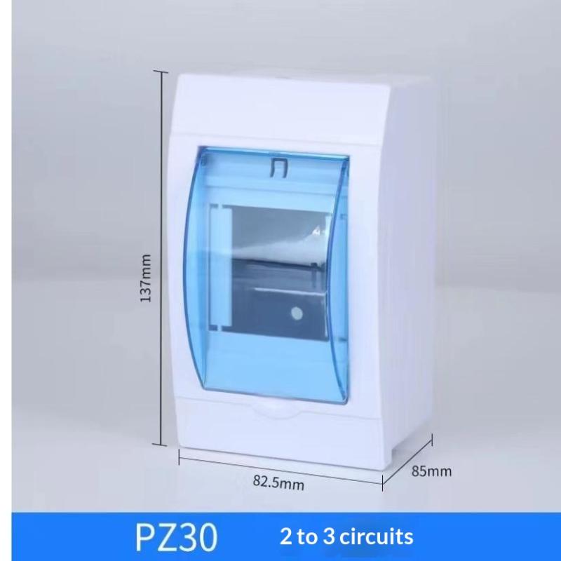 2-16 Ways Electric Box Cover Outdoor Waterproof Loop Distribution Box For Circuit Breaker Panel Case