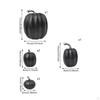 7 Pieces Pumpkin Decorations Glossy Fake Pumpkins Halloween for Mantel
