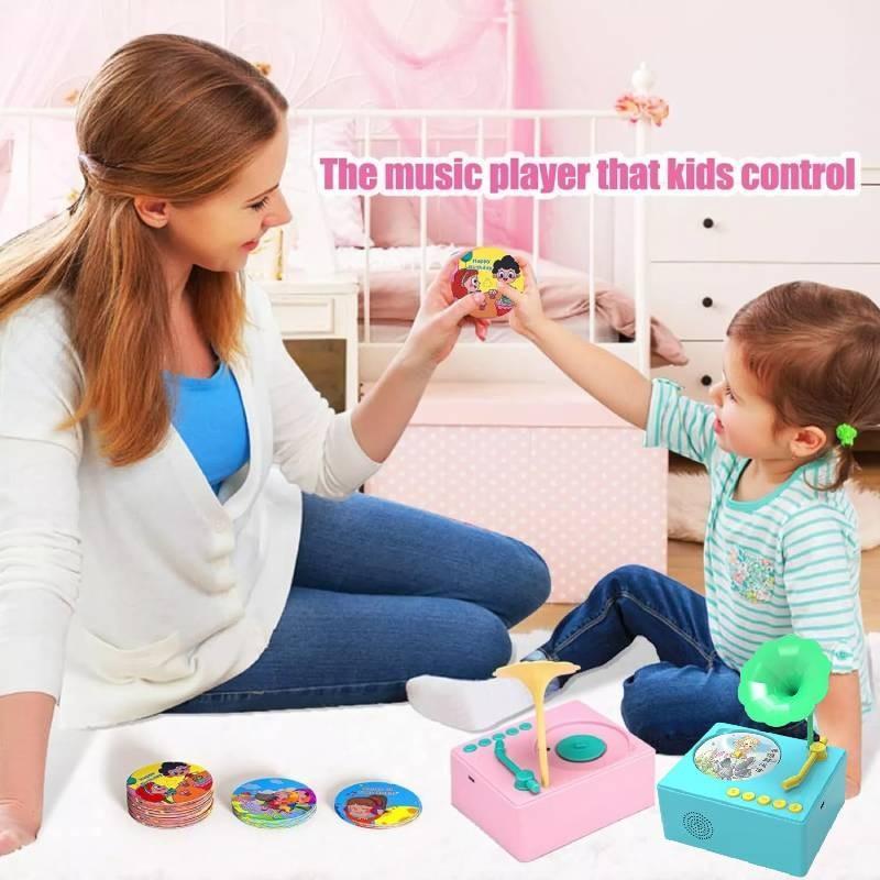 Gramophone Educational Kids Music Player Interactive Learning Toy With Cards 96