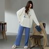 Cute Women's Pajamas Set Warm Pajamas Autumn and Winter Long Sleeve Long Pants Girls Pajamas Soft Pajamas Comfortable Cartoon Pajamas