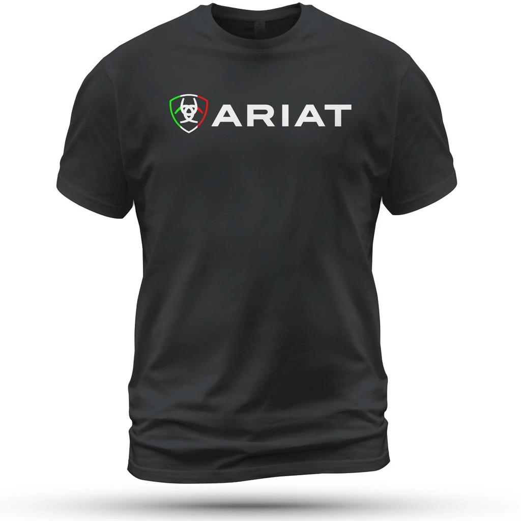 Ariat International Logo T-Shirt Lustige Größe S-5XL Hergestellt in den USA