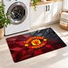Flannel Kitchen Mat Manchester United Soft Area Rug Non Slip Floor Carpet Home Decoration
