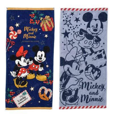 Conjunto de Toalhas de Rosto Disney Mickey & Minnie ( Presente de feriado ) Japão NOVO Disney Store