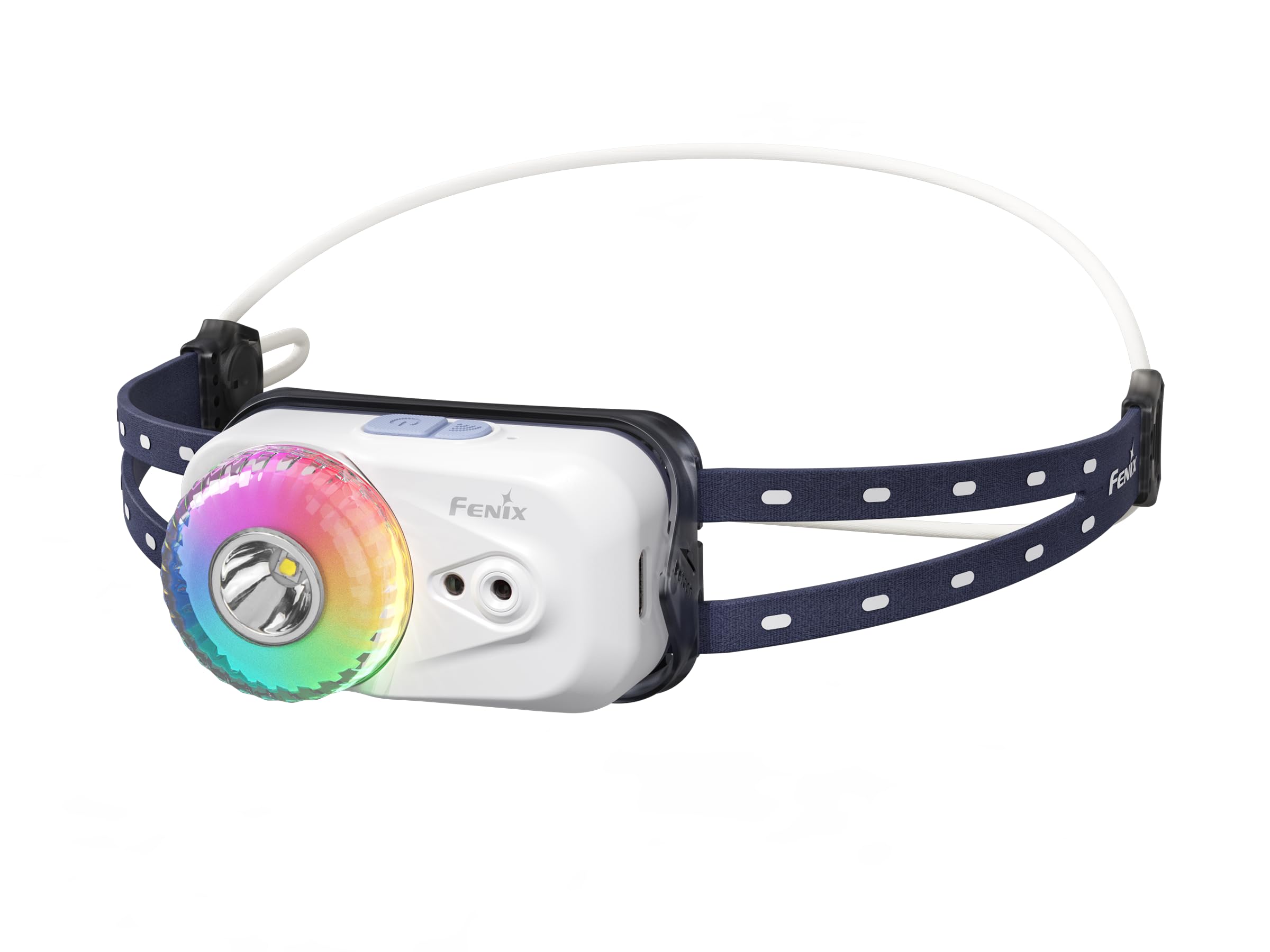 

Fenix HL17R Rechargeable Headlamp for Trail Running and Outdoors 500 Lumens 125m Range Up to 96 Hours Dual Primary Beams Cool Warm White Colorful