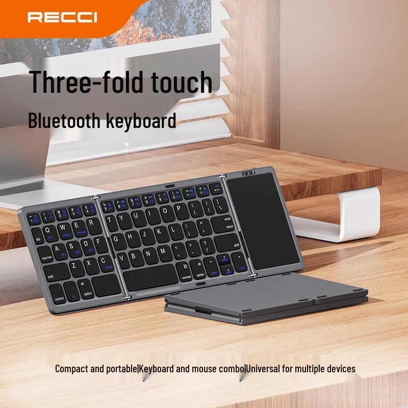 Ruis Tri-Fold Touch Bluetooth Keyboard