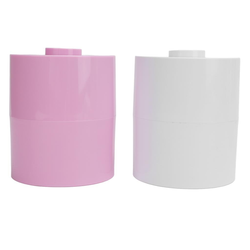 Lash Glue Storage Tank Vacuum Leak Proof Cylinder Sealed False Eyelash Glue Organizer Pink White