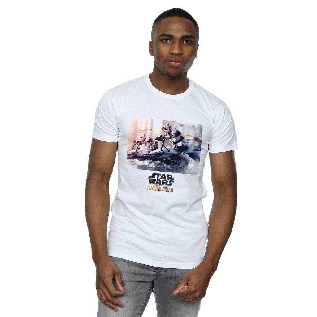 Star Wars Mens The Mandalorian Scout Troopers T-Shirt