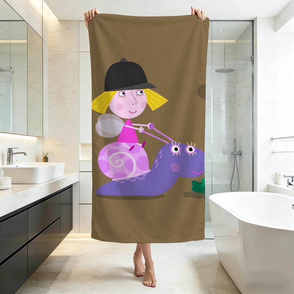 Serviette Mignonne Ben et Holly : Petit Royaume Qualité Hôtel Cinq Étoiles Écologique Ultra Douce Épaisse Serviettes de Bain
