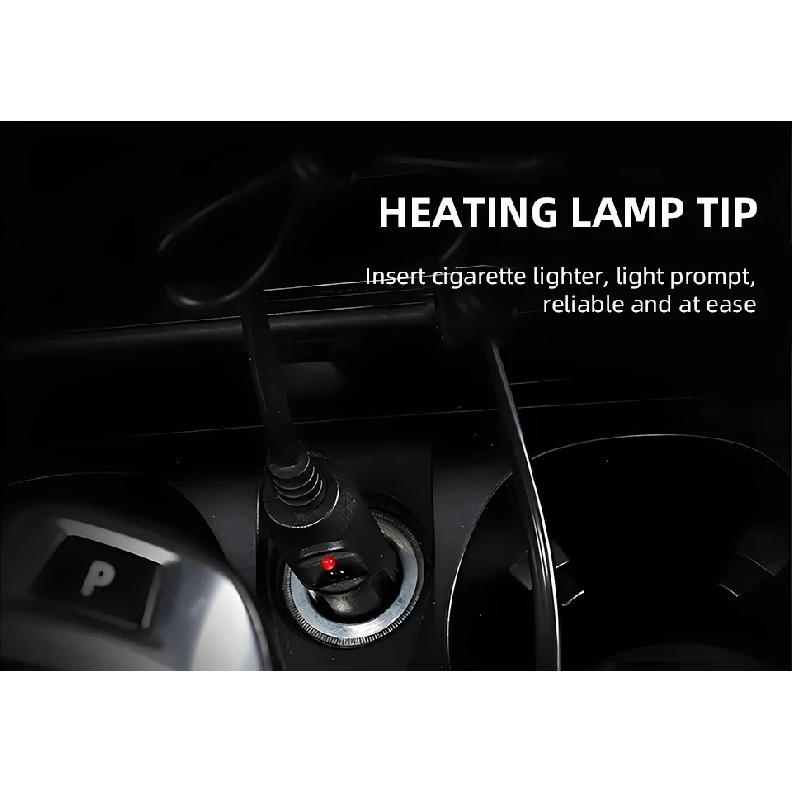 30s Fast Heating Car Seat Cushion Autumn Winter Electric Pad Safe Warm Lumbar Support, Small Cars Special
