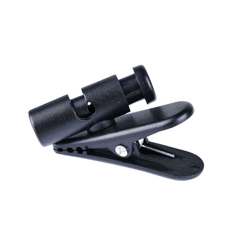 Headphone Nip Clamp Holder Mount Wire Lapel Clips Rotatable Headset Clip Mount Clips Small Clip Kits Accessories