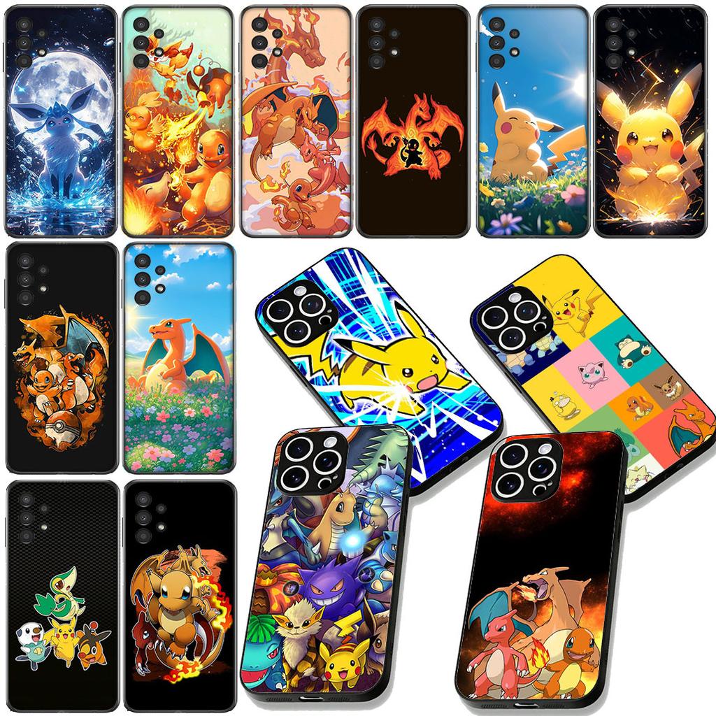 Charmander P-Pikachus P-Pokemons Phone Cover for Motorola Moto Edge 70 60 Fusion NEO Pro G Stylus G56 G96 G52 G04 G05 20 Case