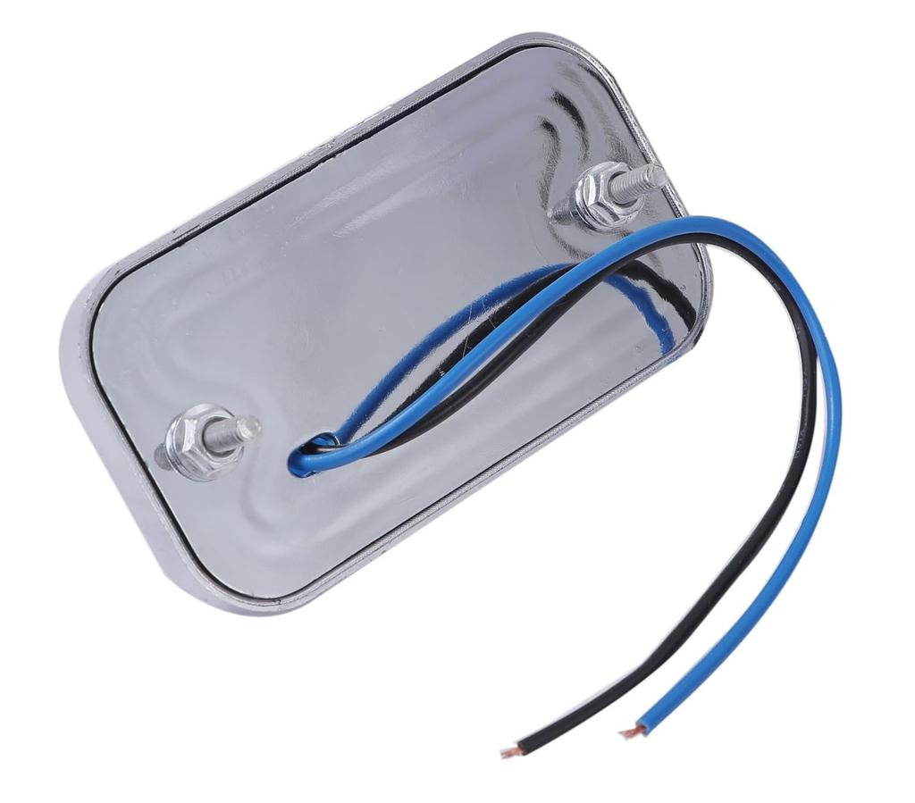 LED 24V Quadratische Seitenmarkierungsleuchte, Satz mit 10 Lichtern mit offener Frontglaslinse