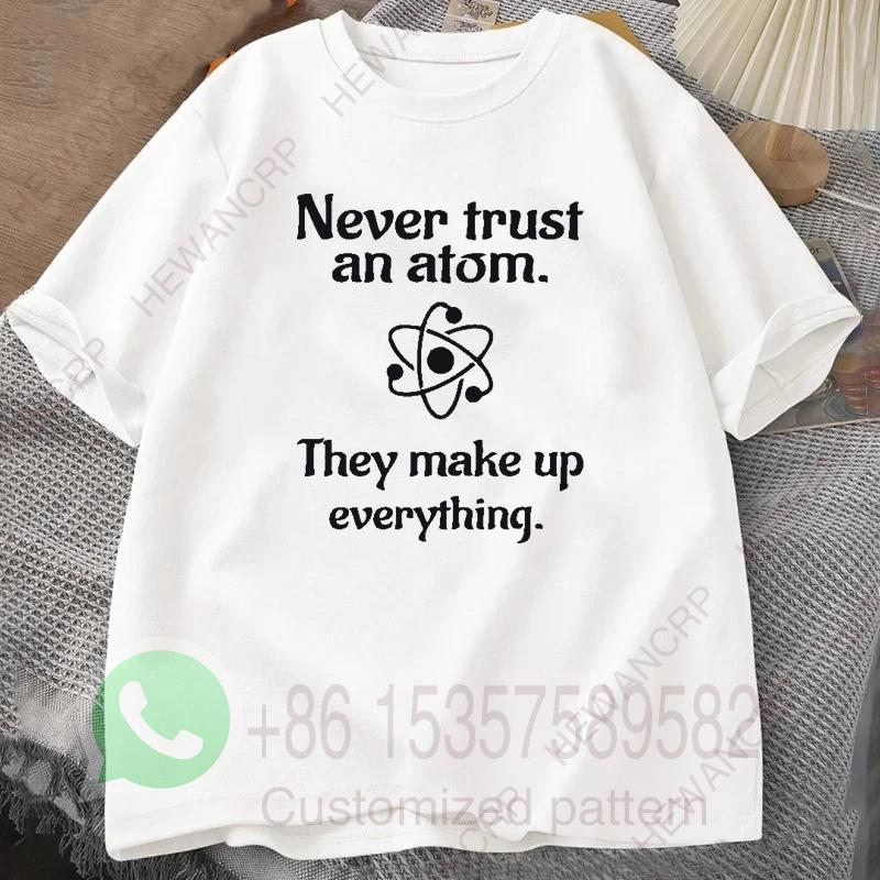 Science Chemistry TShirt Mens Tracksuit Cotton Casual Sportswear Crew Neck Pullover Short Sleeve Breathable Summer Streetwear