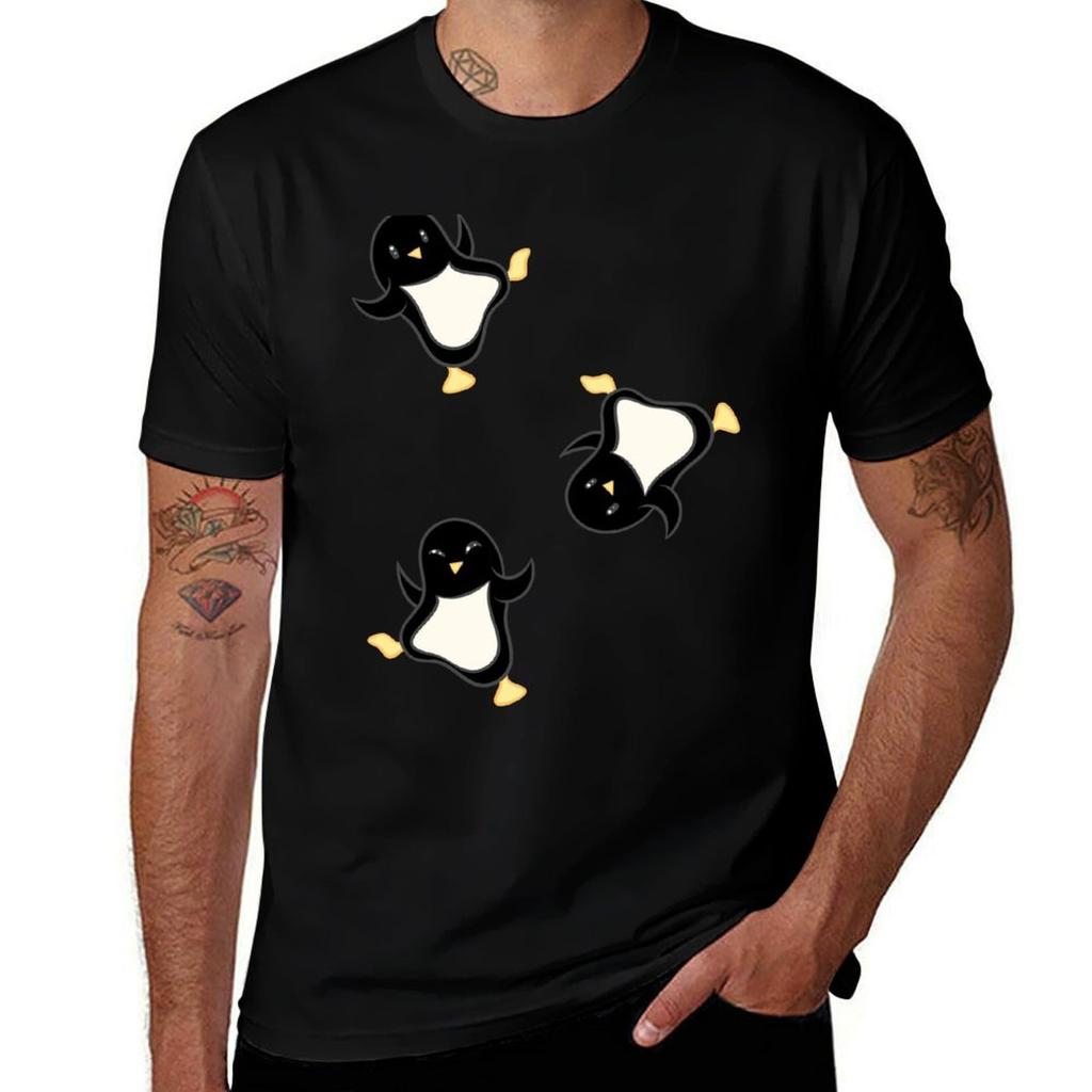 Penguins TShirt Outdoor Work Short Sleeve Top