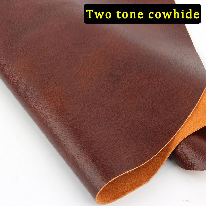 

Real leather, red brown dual tone sunflower head layer, cowhide leather material, fine grain furniture, sofa renovation, headboa 21x14cm