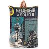 Metal Gear Solid  Game  Blanket Quality Warm Soft  Bedding Throws Winter Kids Couch Bed Pattern Bedspread