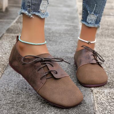 New Woman Flats Shoes Loafers Fashi Casual Sports Sneakers New Lace Up Casual Comfortable Women's Large-sized Shoes
